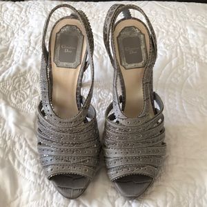 Dior grey heel